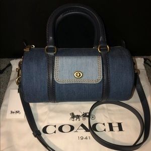 Coach 1941 Barrel Bag in Denim Colorblock NWT!